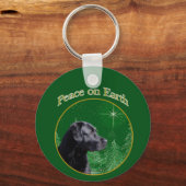 ラブラドールレトリバー(blk)平和 キーホルダー (裏面)