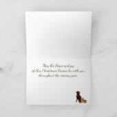 ラブラドールレトリーバークリスマスカード シーズンカード (内部)