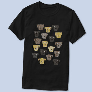 ラブラドールレトリーバードッグウォーターカラー Tシャツ