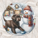 ラブラドールレトリーブクリスマス雪だるまパピードッグ ラウンドクッション<br><div class="desc">あなたの休日の装飾に完璧な追加を導入 – 私たちのラブラドールレトリエバーのクリスマスパロー！ブラック、イエロー、チョコレートのラブラドールで提供されるこれらの枕は犬の恋人のための必需品である。居心地の良い暖炉のシーン、雪の中の喜ばしい子犬、またはフェスティバルのラブラドール犬から選択し感じて、あなたの生活宇宙を暖かく、このホリデーシーズンを歓迎。これらの枕はラブラ素晴らしドール愛好家やブリーダーのためだけでなく、犬のママやパパのための素晴らしい贈り物を作る。マッチする忘れ毛布やマグ、その他のラブラドールのホームデッキをチェックしないで見る！素材で作高品質られた枕は、単に快適でスタイリッシュ耐久性のある枕である。ラブラドールの魅力のtouchを追加あなたの家に今年のホリデーシーズンと私たちのラブラドールレトリエバーのクリスマス枕。</div>