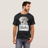 ラブラドールレトリーブドッグ品種 Tシャツ (正面フル)