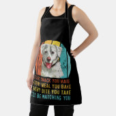 ラブラドールヴィンテージすべてのスナックあなたが食事ヨーバック エプロン (インサイチュ)