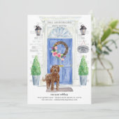 ラブラドール前面ドアの移動告知 招待状 (スタンド正面)