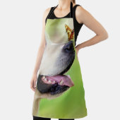 ラブラドール及び蝶装飾用クッション エプロン (インサイチュ)