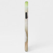 ラブラドール及び蝶装飾用クッション iPhoneケース (右側)