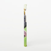 ラブラドール及び蝶装飾用クッション SAMSUNG GALAXYケース (左側)