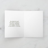 ラブラドール取得グリーティングカード カード (内部)