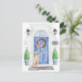 ラブラドール取得者引越し案内はがき ポストカード (スタンド正面)