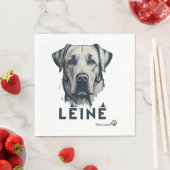 ラブラドール取得 – 愛犬家の自然。与えL スタンダードランチョンナプキン (インサイチュ)