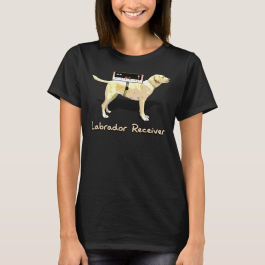ラブラドール受信機 Tシャツ (正面)