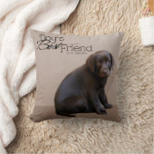 ラブラドール子犬ピロー クッション (ブランケット)