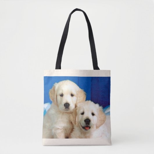 ラブラドール子犬 トートバッグ (正面)