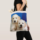 ラブラドール子犬 トートバッグ (クローズアップ)