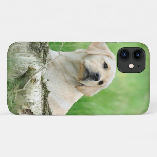 ラブラドール子犬 Case-Mate iPhoneケース (裏面(横))