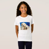 ラブラドール子犬 Tシャツ (正面フル)