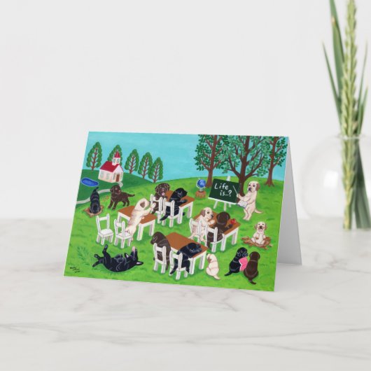 ラブラドール学校 カード (正面)