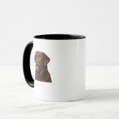 ラブラドール愛好家のコーヒーマグ マグカップ (正面左)