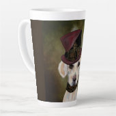 ラブラドール検索機 カフェラテマグ (左アングル)