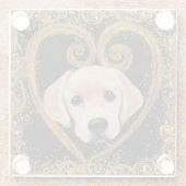 ラブラドール検索機 ガラスコースター (裏面)