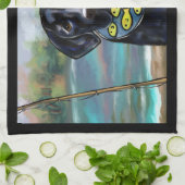 ラブラドール検索機 キッチンタオル (折り畳み)