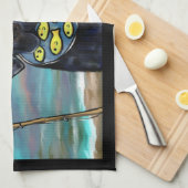 ラブラドール検索機 キッチンタオル (四つ折り)