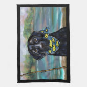 ラブラドール検索機 キッチンタオル (縦)