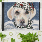 ラブラドール検索機 キッチンタオル (折り畳み)