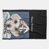 ラブラドール検索機 キッチンタオル (横)