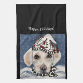 ラブラドール検索機 キッチンタオル (縦)