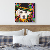 ラブラドール検索機 キャンバスプリント (インサイチュ (寝室))