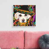 ラブラドール検索機 キャンバスプリント (インサイチュ (リビング))