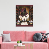 ラブラドール検索機 キャンバスプリント (インサイチュ (リビング))