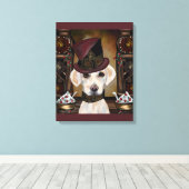 ラブラドール検索機 キャンバスプリント (インサイチュ (ウッドフロア))