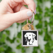 ラブラドール検索機 キーホルダー (手)
