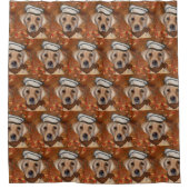 ラブラドール検索機 シャワーカーテン (正面)