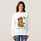 ラブラドール検索機 スウェットシャツ (正面フル)