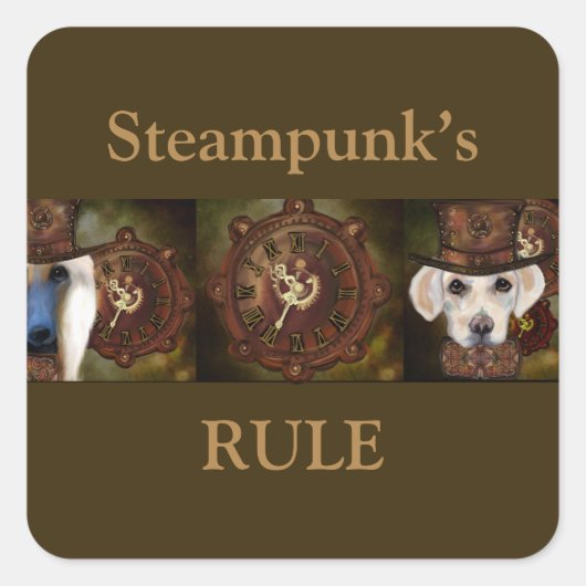 ラブラドール検索機 スクエアシール (正面)