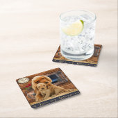 ラブラドール検索機 スクエアペーパーコースター (インサイチュ)