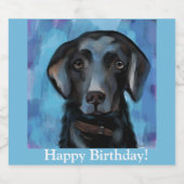 ラブラドール検索機 スパークリングワインラベル (シングルラベル)