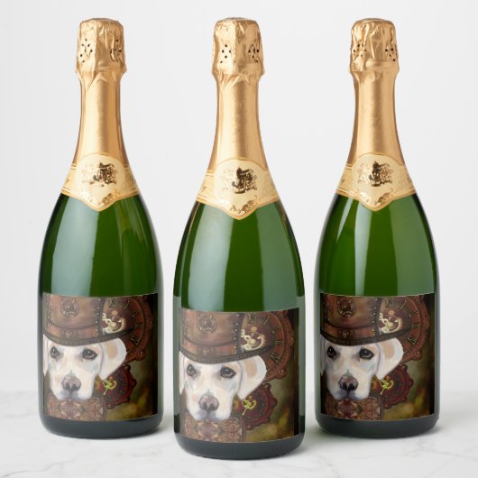 ラブラドール検索機 スパークリングワインラベル (ボトル)