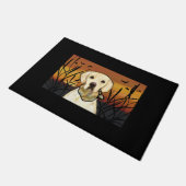 ラブラドール検索機 ドアマット (アングル)