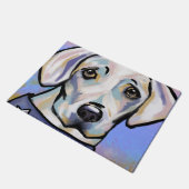 ラブラドール検索機 ドアマット (アングル)