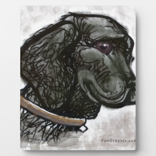 ラブラドール検索機 フォトプラーク (正面)