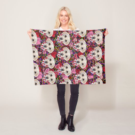 ラブラドール検索機 フリースブランケット (インサイチュ)