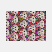 ラブラドール検索機 フリースブランケット (正面(横))