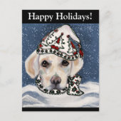 ラブラドール検索機 ポストカード (正面)