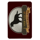 ラブラドール検索機 マグネット (縦)