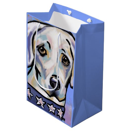 ラブラドール検索機 ミディアムペーパーバッグ (正面アングル)