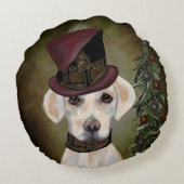 ラブラドール検索機 ラウンドクッション (裏面)