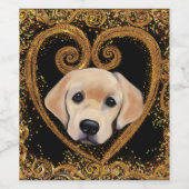 ラブラドール検索機 ワインラベル (シングルラベル)